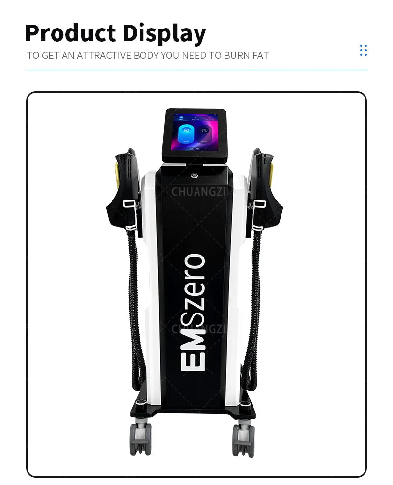 EMSzero 15Tesla 6500W NEO Muscle Sculpting Machine - Electromagnetic Fat Burning and Body Slimming Therapy