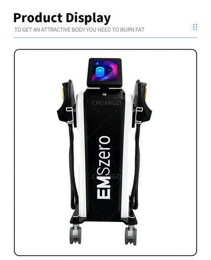 EMSzero 15Tesla 6500W NEO Muscle Sculpting Machine - Electromagnetic Fat Burning and Body Slimming Therapy