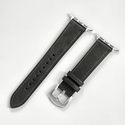 Leather Strap for Apple Watch – High-Quality Replacement Band for All Series 38-49mm