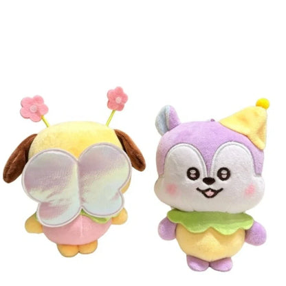 BT21 Character Keychain - Cute Cartoon Backpack Pendant & Decorative Anime Doll