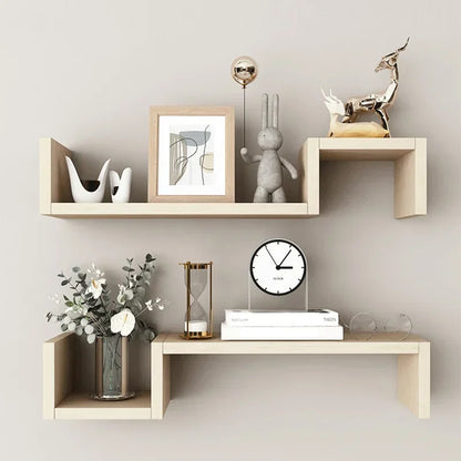 Floating Wall Shelf – Partition & Reinforcement Board with Strong Load-Bearing Capacity, Easy Installation