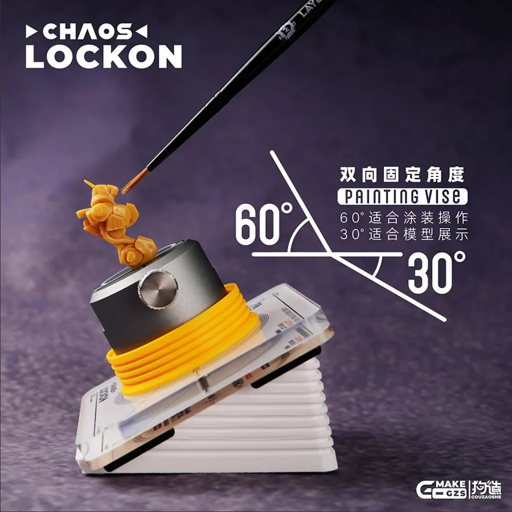 Miniature Model Rotary Painting Table – Hand-Coated Tilt Vise for Scale Model Painting