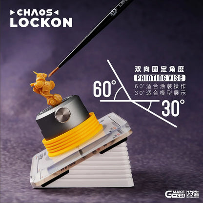 Miniature Model Rotary Painting Table – Hand-Coated Tilt Vise for Scale Model Painting