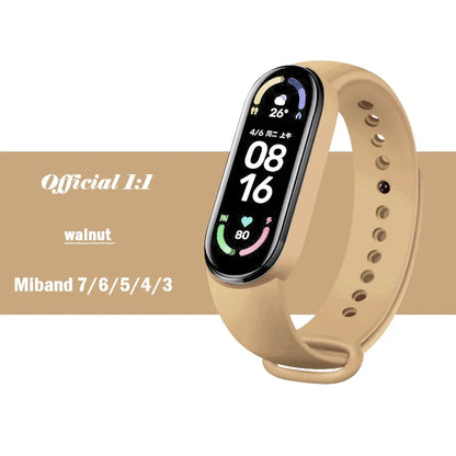 Silicone Strap for Xiaomi Mi Band 3-7 NFC – Sport Replacement Wristband Bracelet