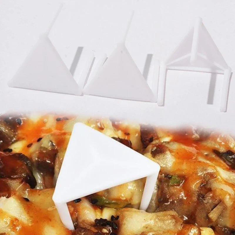 100Pcs Pizza Saver Stands - Plastic Tripod Holder for Pizza Packing and Storage, Stackable Fixing Rack