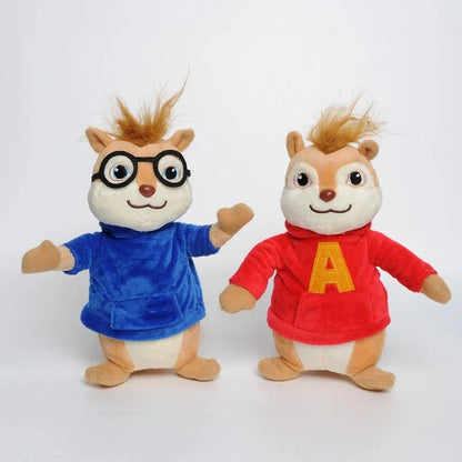 3PCS Alvin and the Chipmunks Plush Toys – 20CM Kawaii Stuffed Animals for Kids Christmas Gift