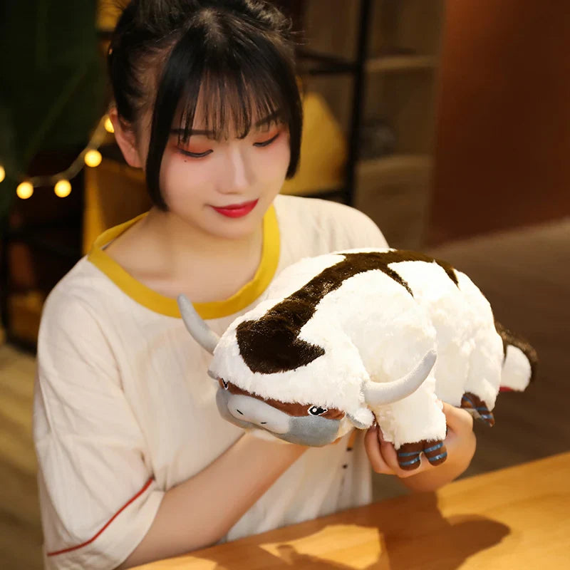 Kawaii Anime Appa Plushie – Bull Cow Stuffed Doll Toy, Christmas Gift Inspired by Avatar Aang The Last Airbender