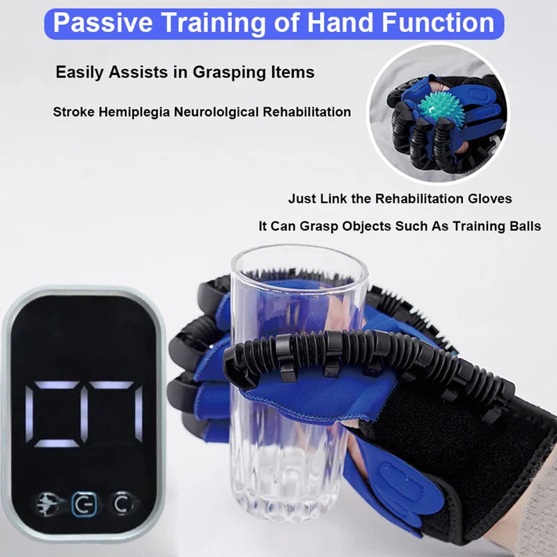 Rehabilitation Robot Glove – Hand Device for Finger Training & Massage, Stroke Hemiplegia Rehabilitation, Hand Function Recovery