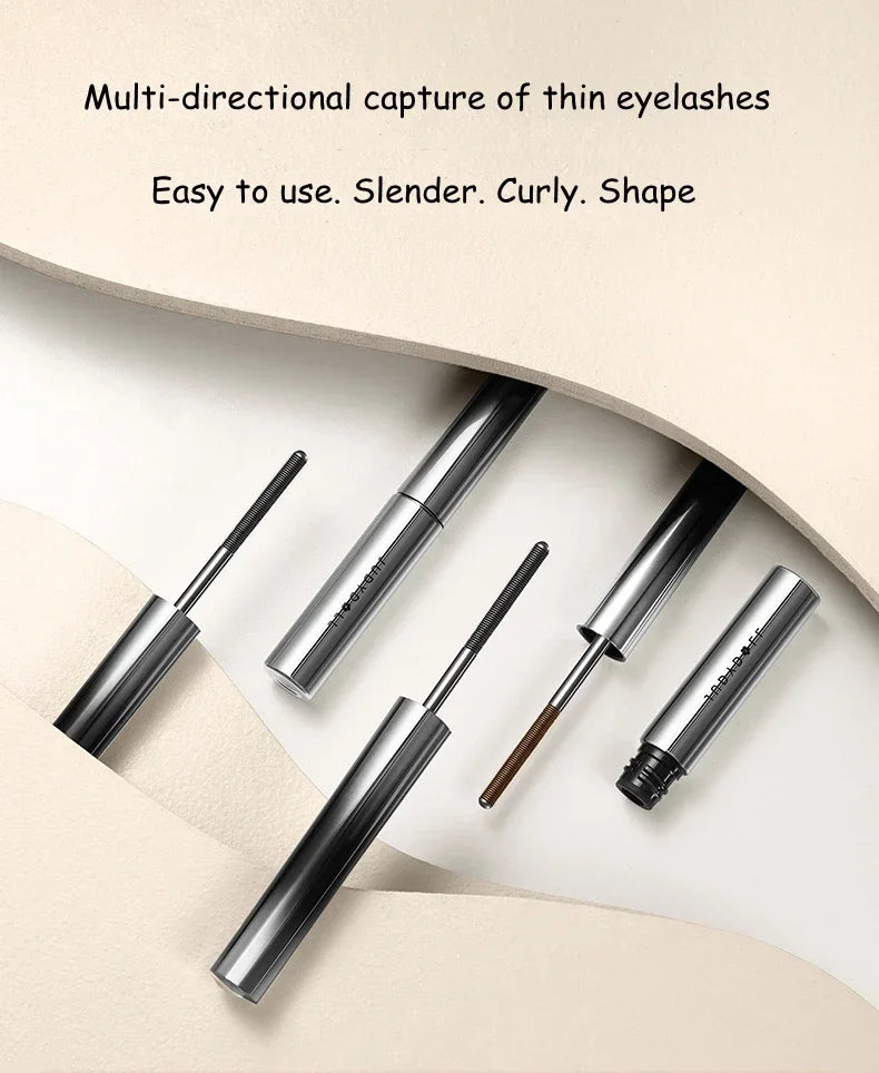 Judydoll Lash Lengthening Waterproof Mascara – Curling, Thick, Non-Smudge, Quick-Dry, Long-Lasting Eye Makeup Cosmetics