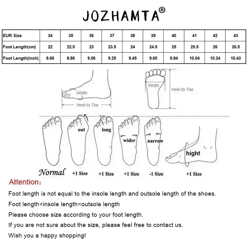 JOZHAMTA Women's Knee Boots – Real Leather, Wide Calf, Fall/Winter 2025 Kitten Heels, Long Tall Casual Dress Boots (Size 34-43)