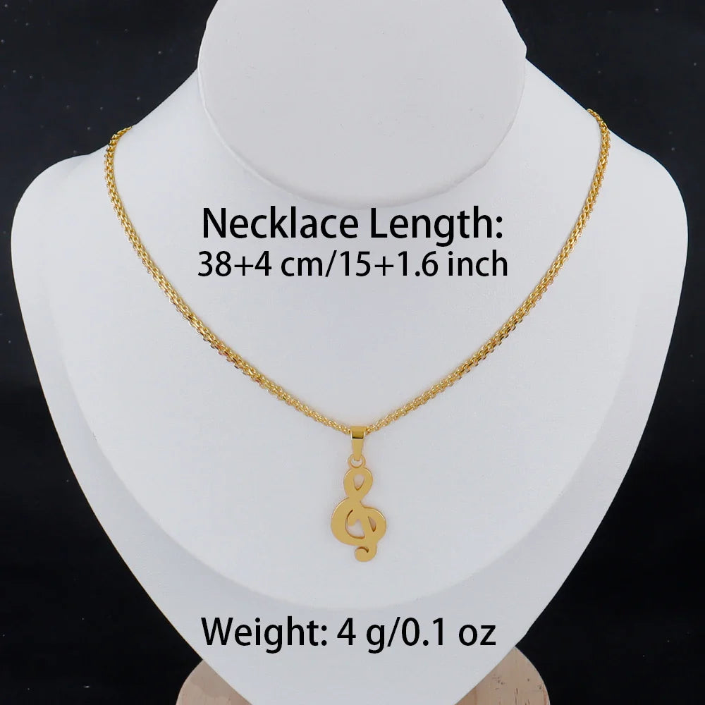 Luxury Gold Stainless Steel Letter Necklace – Minimalist Women’s Jewelry for Daily Wear & Gift