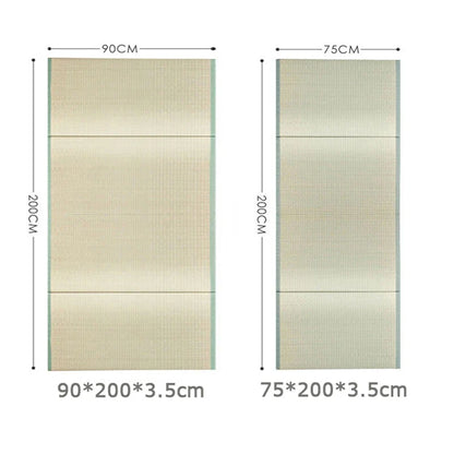 Japan Style Foldable Sleeping Mattress - Tatami Straw Mat for Home Decor & Yoga, Traditional Straw Mattress