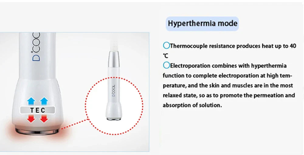 2024 NEW Dcool Portable Cool + Hot + EMS Facial Electroporation Machine – Skin Tightening, Anti-Puffiness Beauty Device