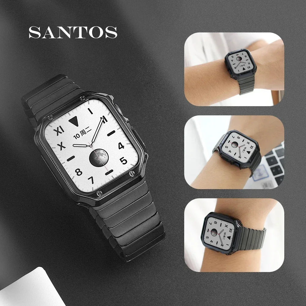 Apple Watch Case Cover – TPU Bumper with Screen Protector for 38mm-45mm, Series 3 to 9 & SE