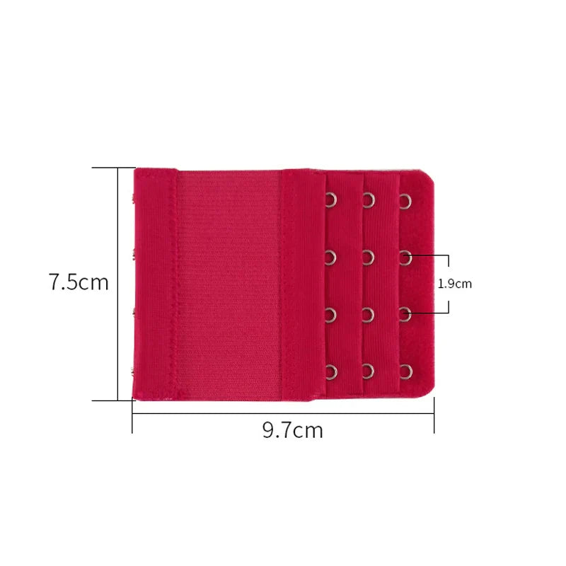 4-Row 4-Hook Bra Extender Set – Adjustable Strap Buckle for Bra Extension, Sewing Tool & Intimates Accessories