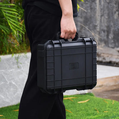 Waterproof Hard Carry Case Toolbox – Pre-Cut Foam Storage Organizer, Impact-Resistant Safety Protector for Hardware