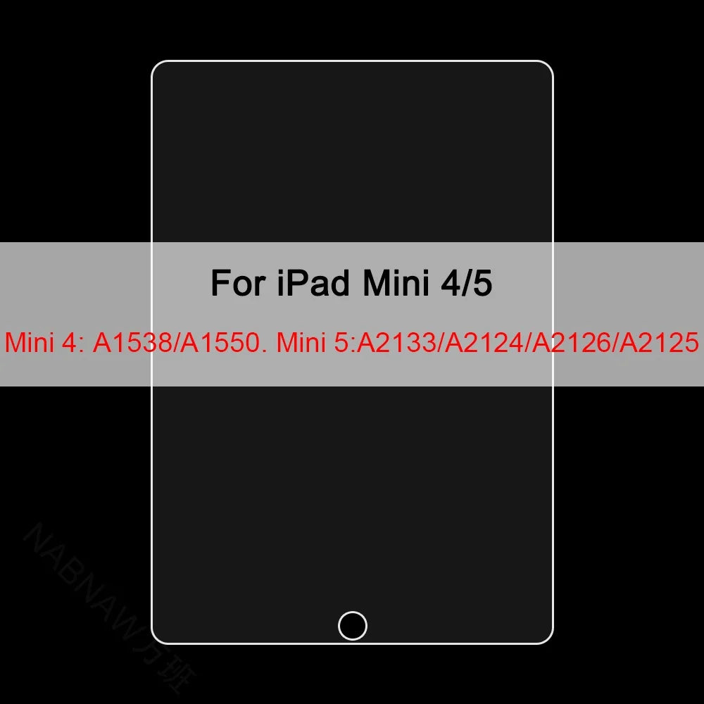 3-Pack Tempered Glass Screen Protector - Apple iPad 10th 9th 8th 7th Mini Air & Pro Series