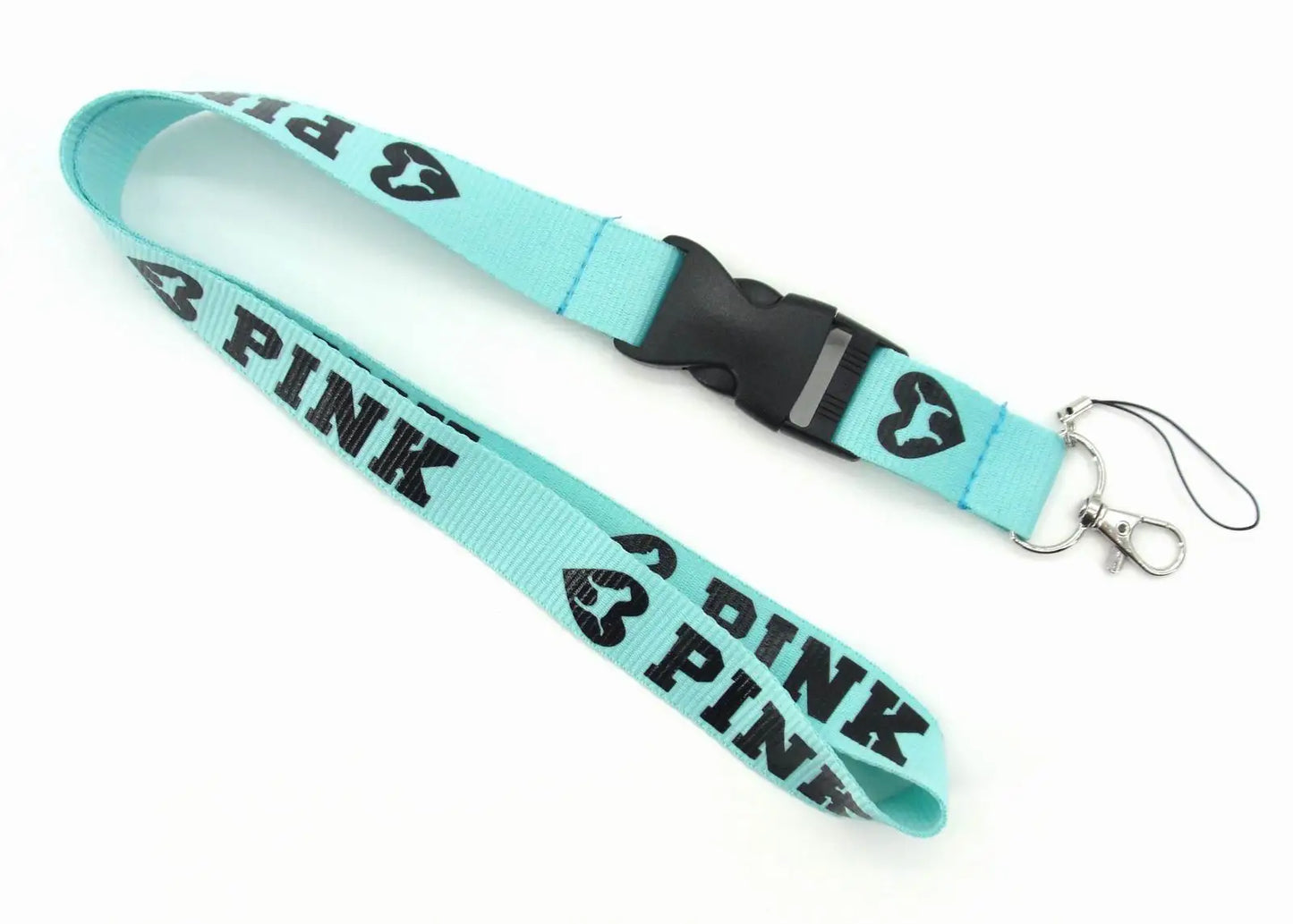 LOVE PINK Cellphone Lanyard Strap – Detachable Buckle Holder for Keys, ID Cards, Clothing & Accessories (H005)