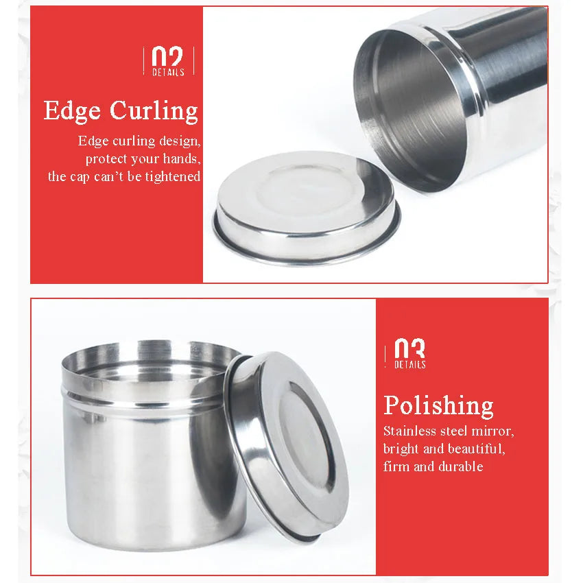 Stainless Steel Kidney-Shaped Sterilized Tray – Medical, Dental & Surgical Tweezers Container Jar
