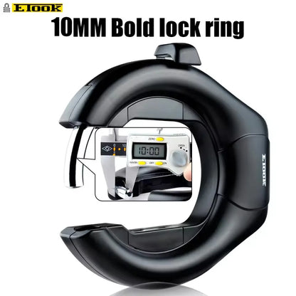 ETOOK Bike Horseshoe Lock - Anti-Theft Hardened Steel Pipe, Portable High Safety Road & Mountain Bicycle Lock