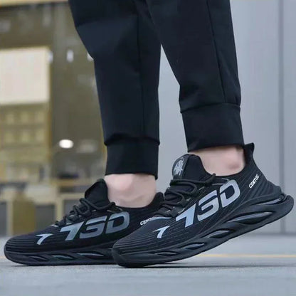 Men’s Casual Slip-On Sneakers – Lightweight Breathable Running, Walking, Training & Tennis Shoes