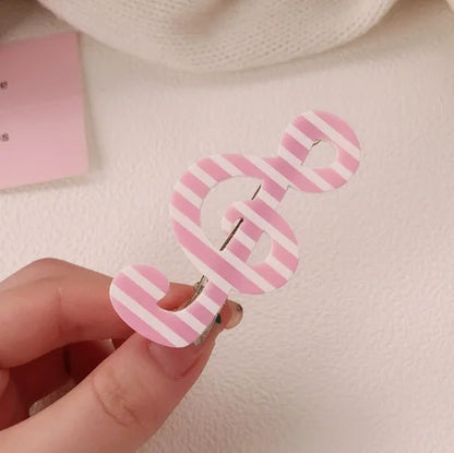 Kawaii Y2K Hair Clips Set – Musical Note, Resin Wings & Star Hair Accessories for Girls