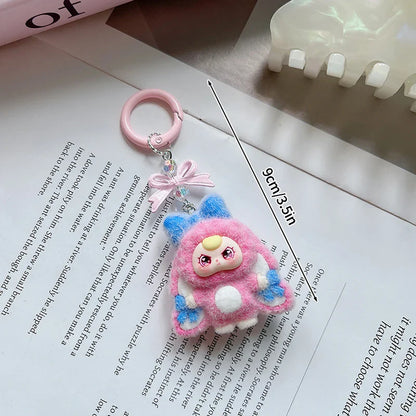 Kawaii Plush Keychain – Cute Aesthetic Bag Charm for Women, Wedding & Party Gifts