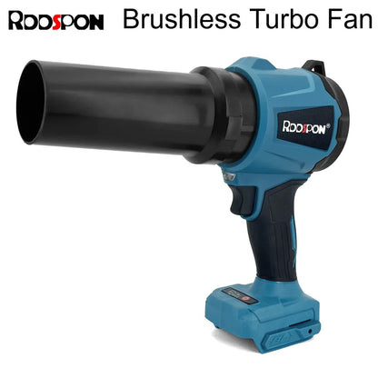 3000W Brushless Turbo Fan Blower – Handheld Electric Jet Fan for Snow, Leaf & Dust, 320,000 RPM, 450M/S, Compatible with Makita Battery