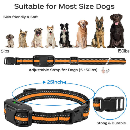 3300Ft Electric Dog Training Collar - Remote Control, Waterproof, Shock & Vibration for 5-120lbs Puppies, Pet Behavior Training