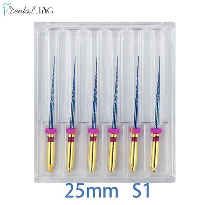 Dental SX-F3 Blue Nitinol Rotary Files – Universal Endodontic Engine Tool for Root Canal Treatment