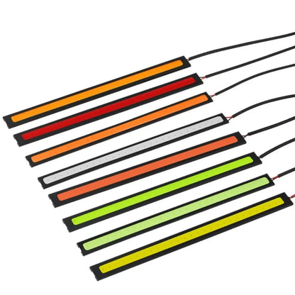 10-Piece Super Bright LED COB Fog & DRL Lights – 17cm Waterproof 12V 6500K Car Interior & Exterior Styling Bar Lamp