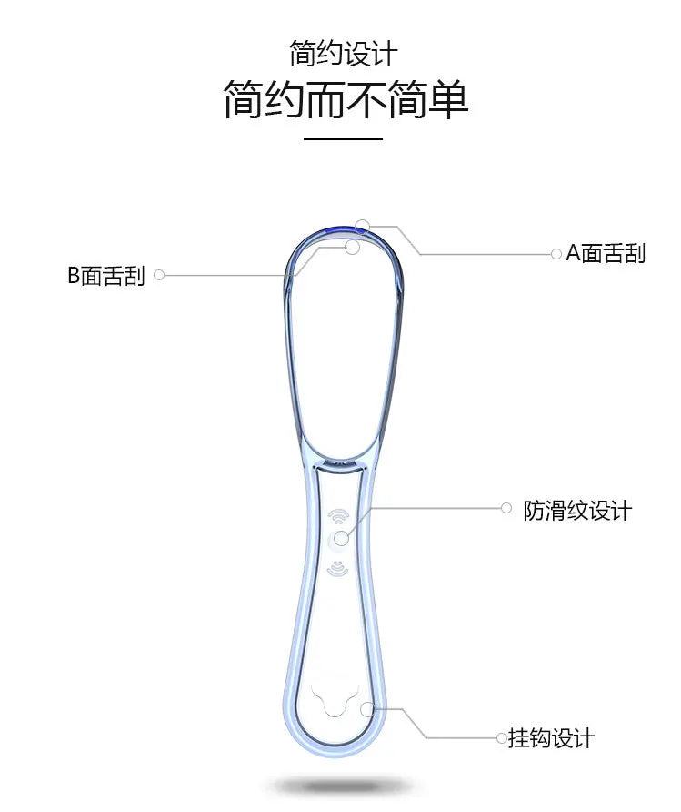 Multicolor Tongue Cleaner – Reusable Oral Scraper for Tongue Cleaning & Oral Hygiene