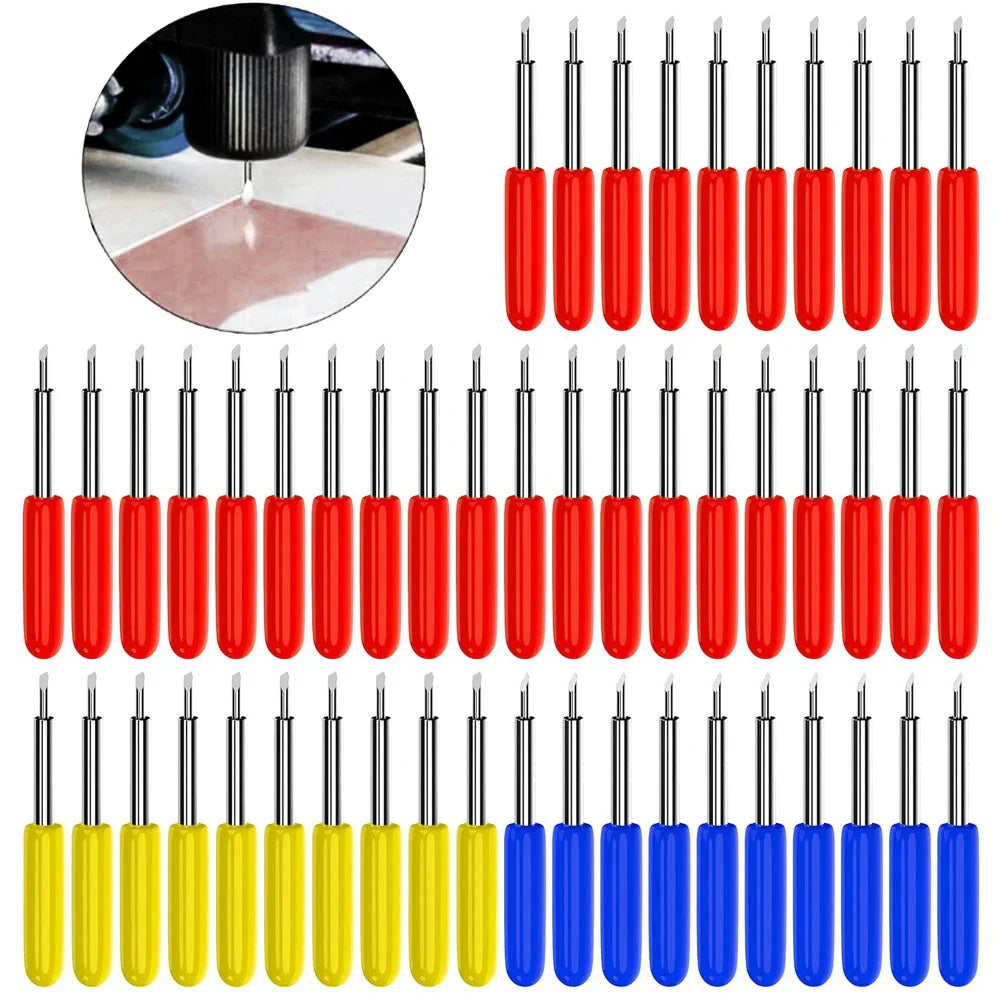 Replacement Plotter Blades for Roland & Cricut – 30°/45°/60° Cutter Blades for Power Tools