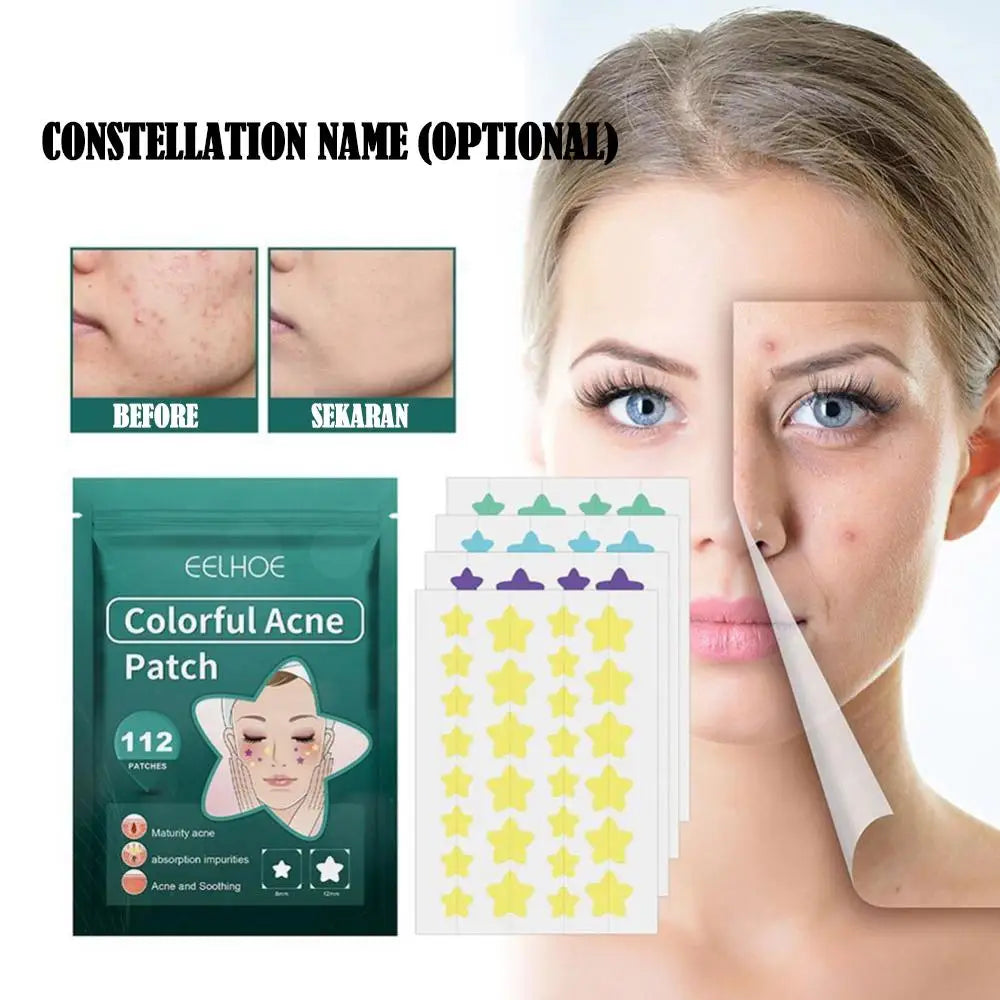 72pcs Invisible Anti-Acne Pimple Patches – Hydrocolloid Waterproof Spot & Mark Repair Stickers