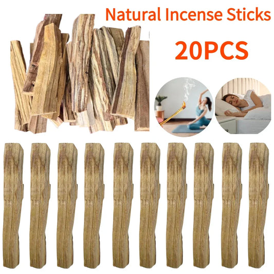 Palo Santo Natural Incense Sticks – High-Oil Aroma for Long-Lasting Yoga, Buddha & Aromatherapy Home Use