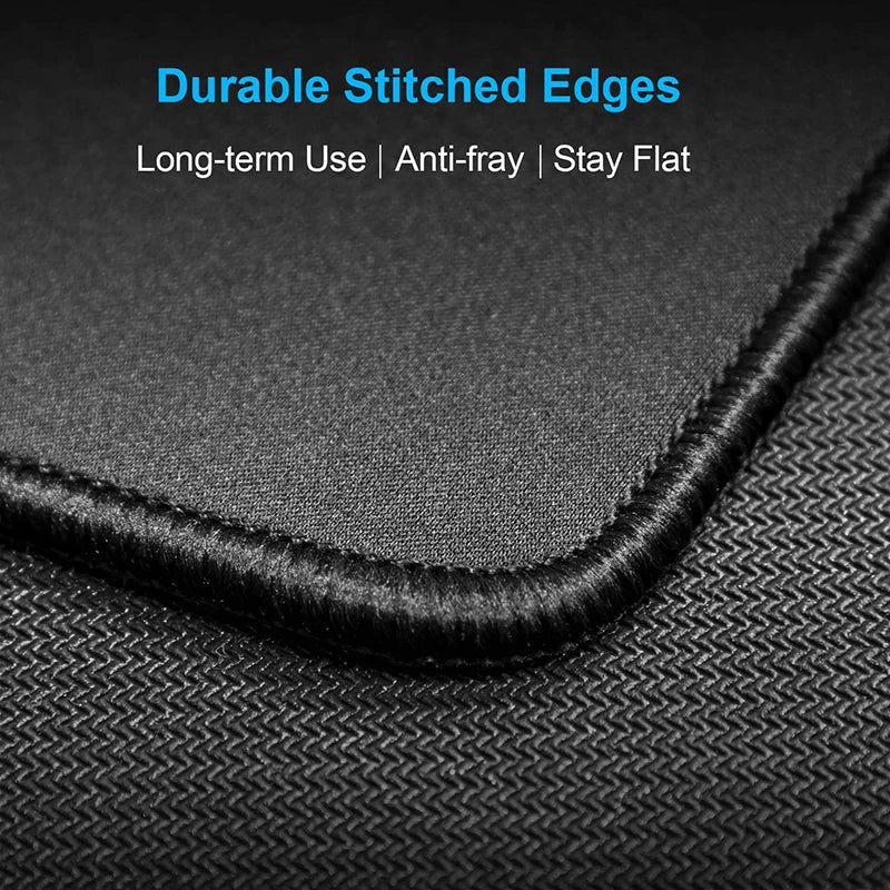 Black Cat Large Mouse Pad 90x40 — Kawaii Black & White Desk Mat for Computer & Office