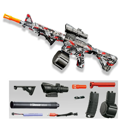 M416 Electric Blaster Toy Gun – Outdoor Gel Bullet Shooting Sport for Parent-Child Interactive Games