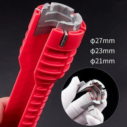 14-in-1 Sink Faucet Wrench - Plumbing Repair Tool with Anti-Slip Handle - Double Head Wrench for Bathroom Plumbing and Water Heater - Spanner Tool