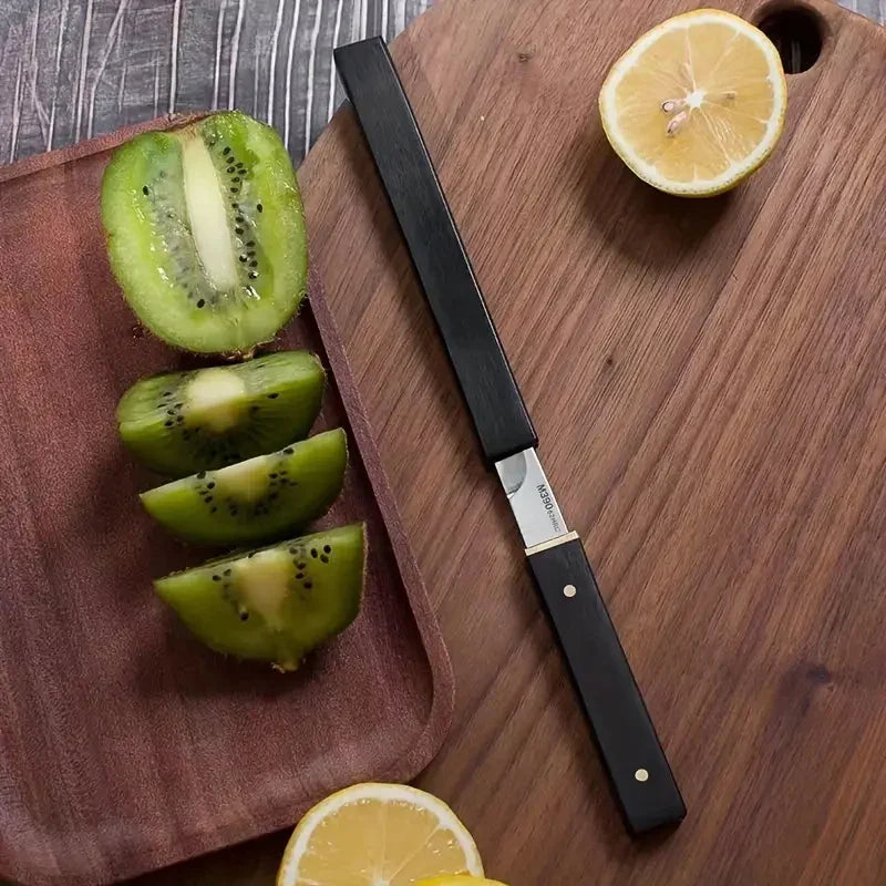 Forged Boning Meat Cleaver Knife - Stainless Steel Mongolian Kitchen Knife for Meat, Fruit, Roasted Lamb & Steak with Cover