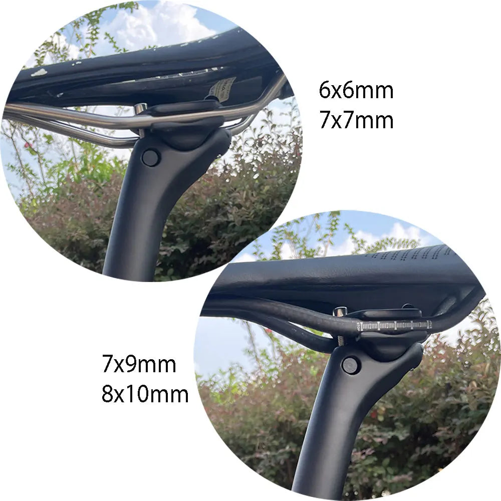 ELITAONE MTB Carbon Seat Post - 31.6/27.2mm, 20mm Offset, Road Bike Carbon Fiber Seatpost with Base Cover