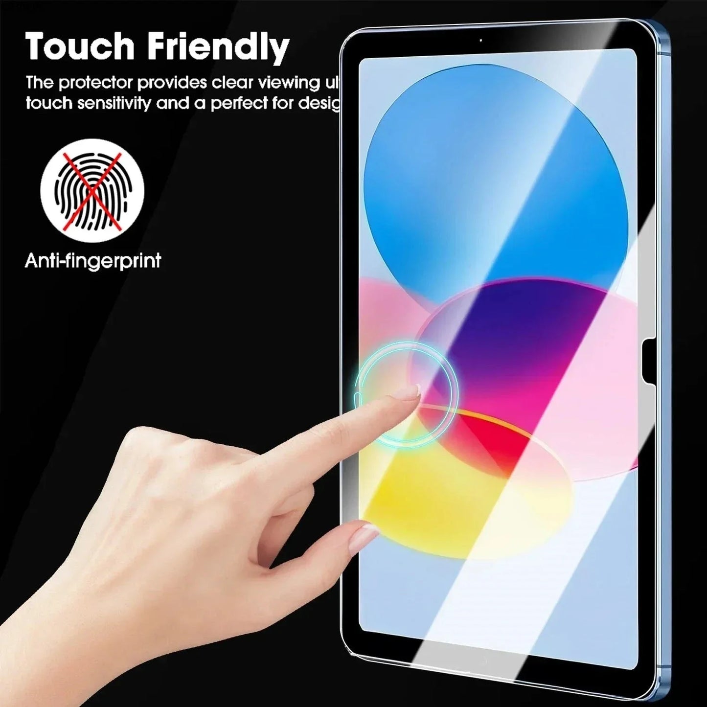 Tempered Glass Screen Protector for iPad — Shatterproof Protective Film for iPad Air 11, 11th & 10th Gen, 11–13-inch Models