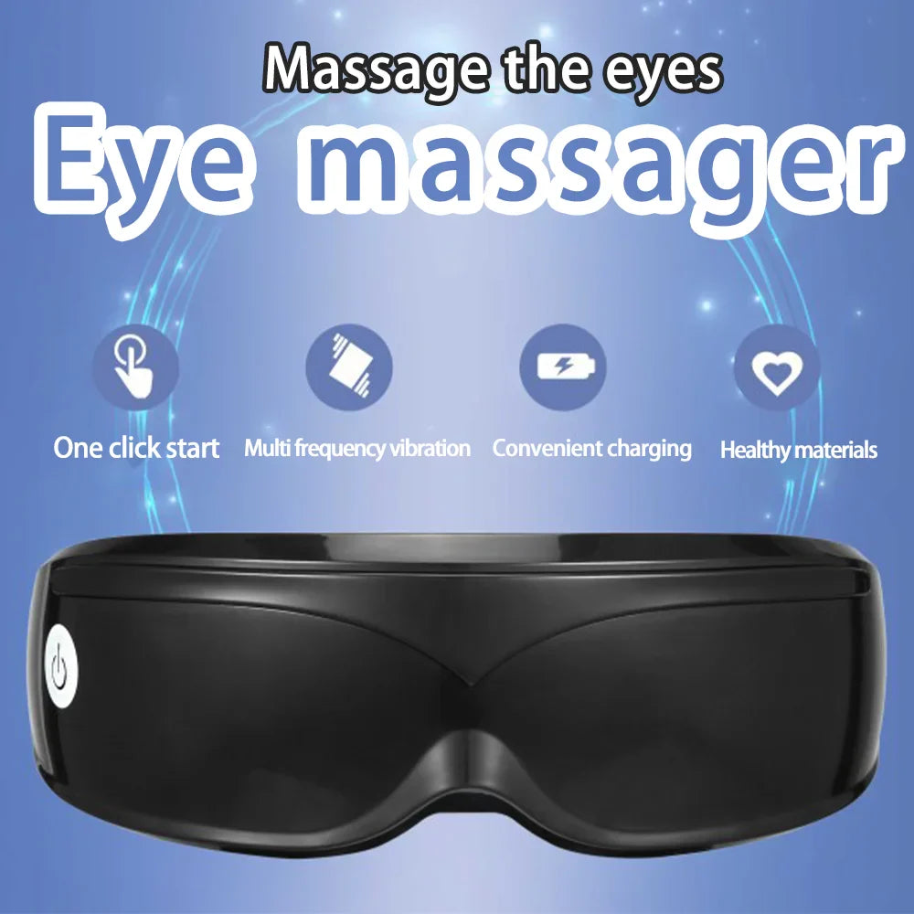 Eye Massager with 9 Modes & Multi-Frequency Vibration – 22-Magnet Therapy for Eye Health