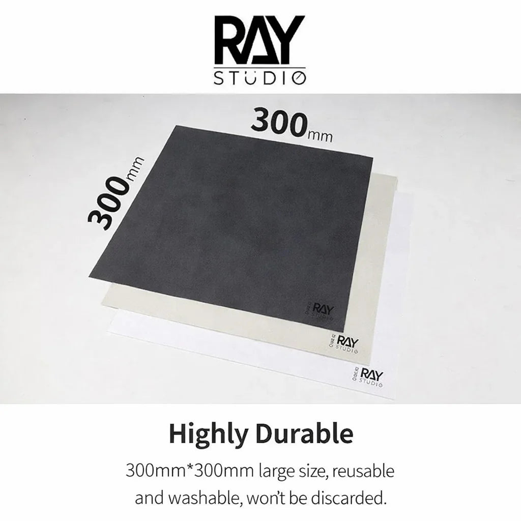 RAYSTUDIO Ultra-Soft Polishing Cloth Set #3000 #6000 #12000 300x300mm – Model Figure Cleaning & Finishing Cloth
