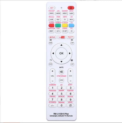 Universal RM-L1130+X Replacement Remote Control – Compatible with RM-L113+12 & RM-L1130+8 Television Models