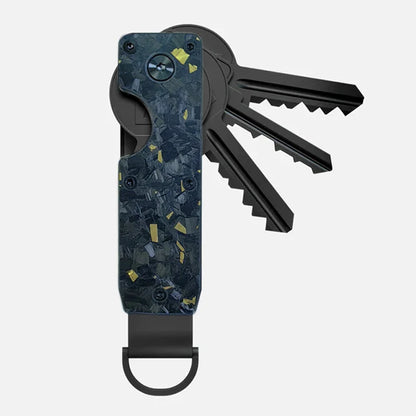 Compact Metal Key Organizer – Minimalist Key Case Holder for 2-6 Keys, Secure Keychain
