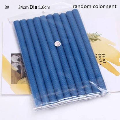 10PCS Flexible Hair Curling Rods – Soft Foam Bendy Twist Curls, No Heat Flexi Rollers for Hair Styling