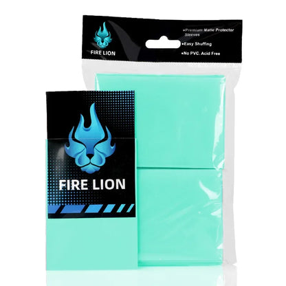 100pcs Trading Card Sleeves - 66x91mm Matte Deck Protectors for Standard Collectible Cards