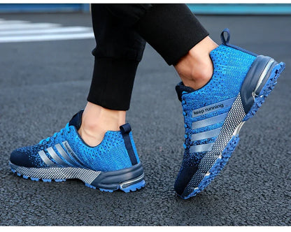 Men’s Air Cushion Running Shoes – Breathable Lightweight Marathon Sneakers for Athletic Training, Comfortable for Women