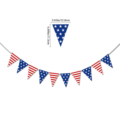 American 4th of July Party Decorations Set – Independence Day Banner, Balloons & Table Supplies for Patriotic USA Theme Celebration