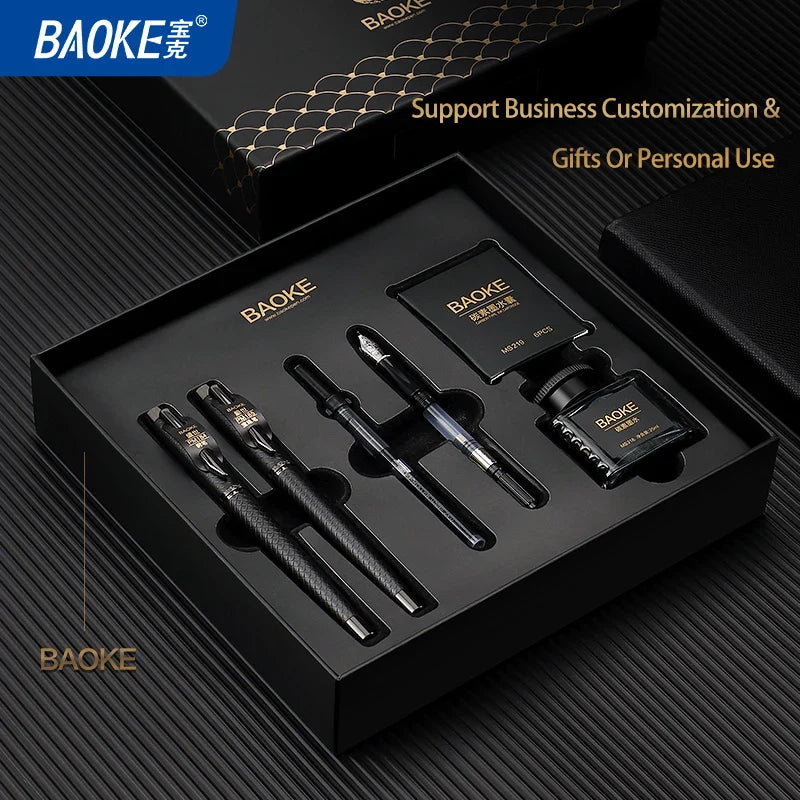 BAOKE T18 Luxury Fountain Pen & Roller Pen Set – Exquisite Gift Set